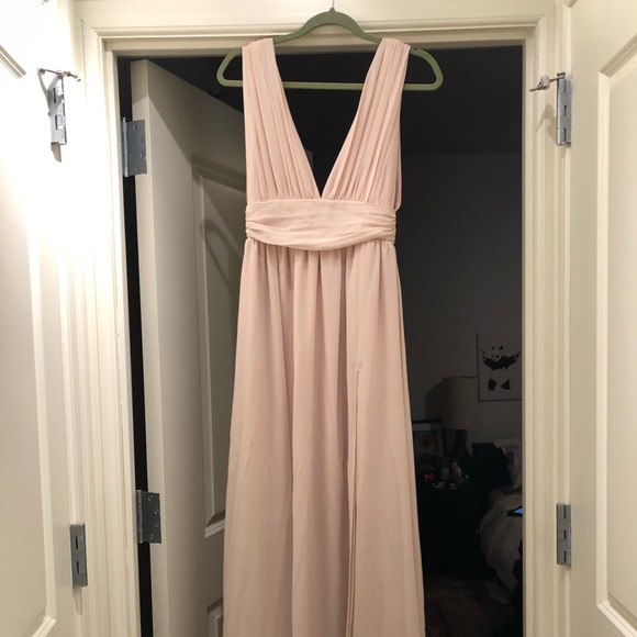 Lulu's Dresses & Skirts - Beige formal dress Lulu's Dresses & Skirts - Beige formal dress